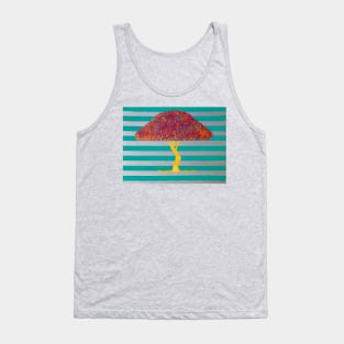 Candied Striped Golden Tree Tank Top